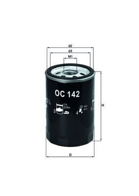  Mahle Original OC142