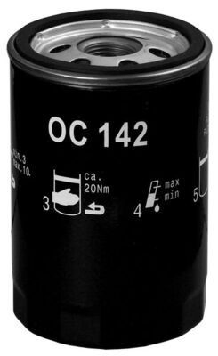 Filtro de óleo Mahle Original OC142 preço, a partir de 14,43 USD