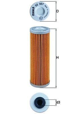61338015200 KTM Filtro de óleo