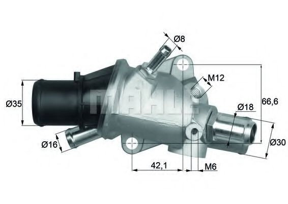 TI12688 Mahle Original Termostato