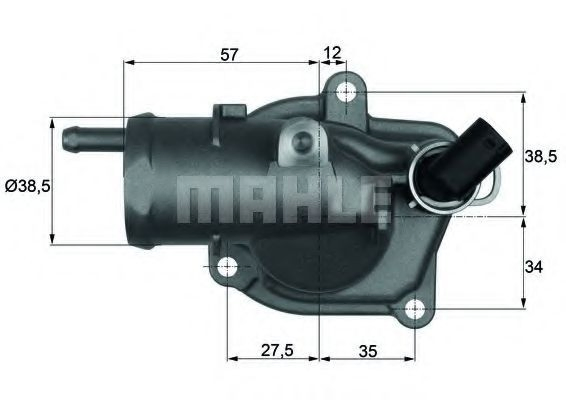 Compre TI3187 Mahle Original Termostato