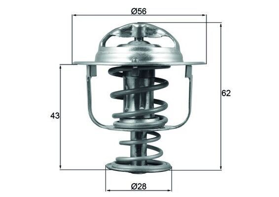 Termostato Mahle Original TX19771D preço, a partir de 14,74 USD