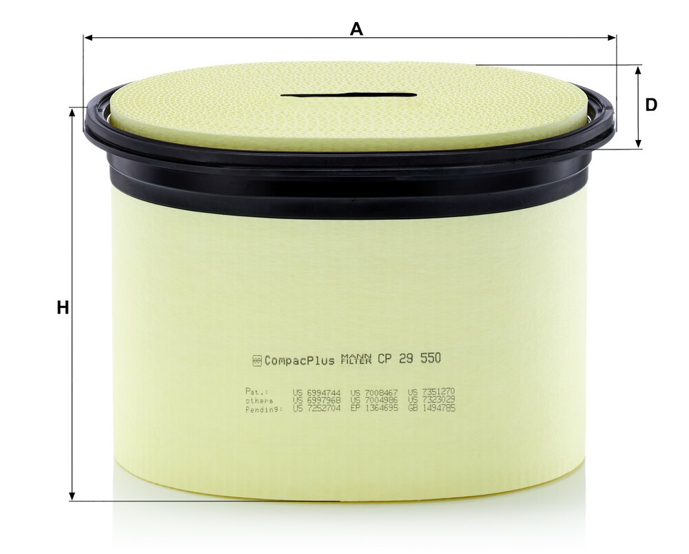 CP29550 Mann-Filter Filtro de ar