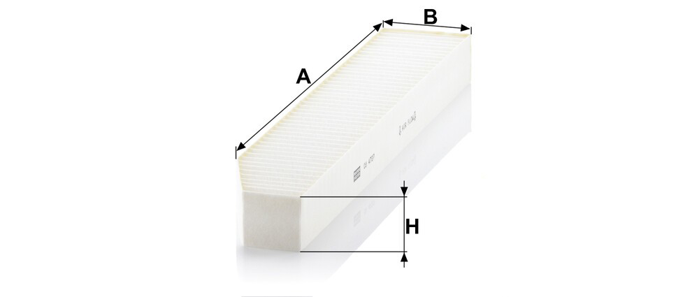 Filtro de salão Mann-Filter CU4727 preço, a partir de 16,13 USD