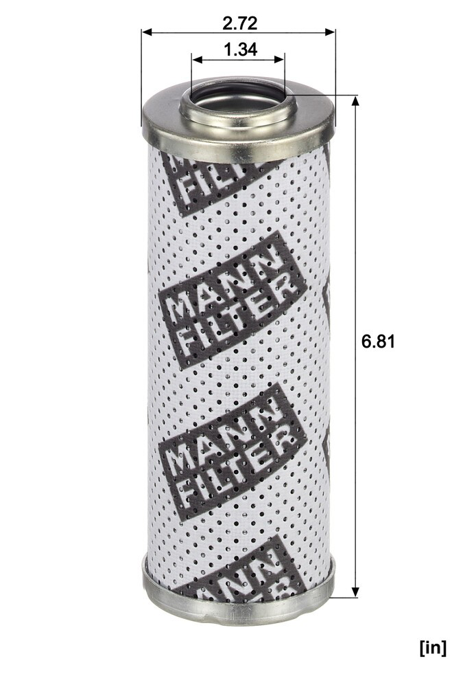 Filtro do sistema hidráulico Mann-Filter HD725