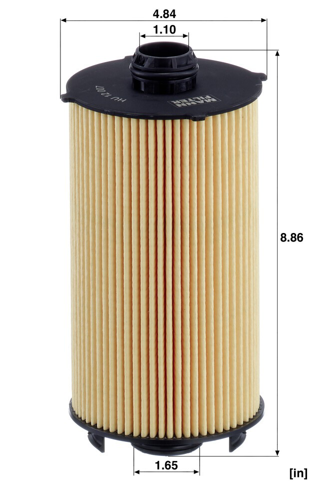HU12007X Mann-Filter Filtro de óleo