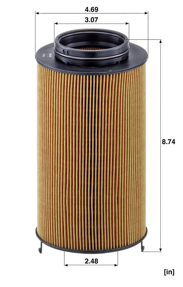 HU120161Z Mann-Filter Filtro de óleo