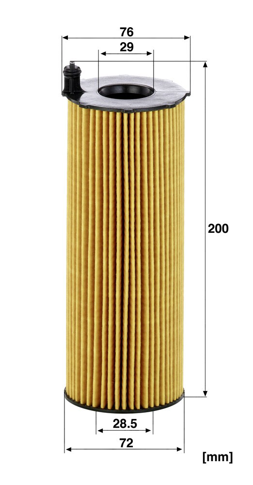 HU7016X Mann-Filter Filtro de óleo