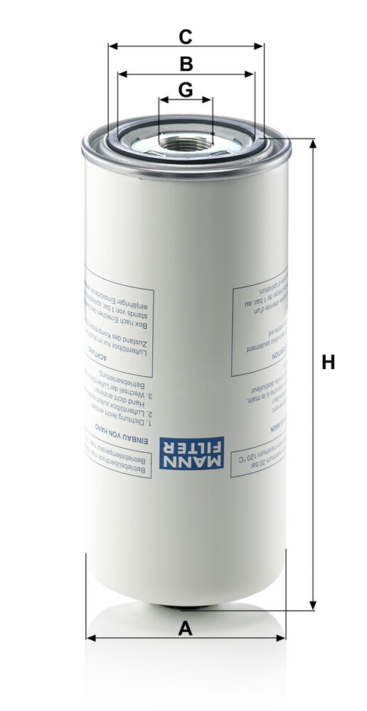 Filtro de ar do compressor de bombeio (de amortecedores) Mann-Filter LB9622 preço, a partir de 45,68 USD