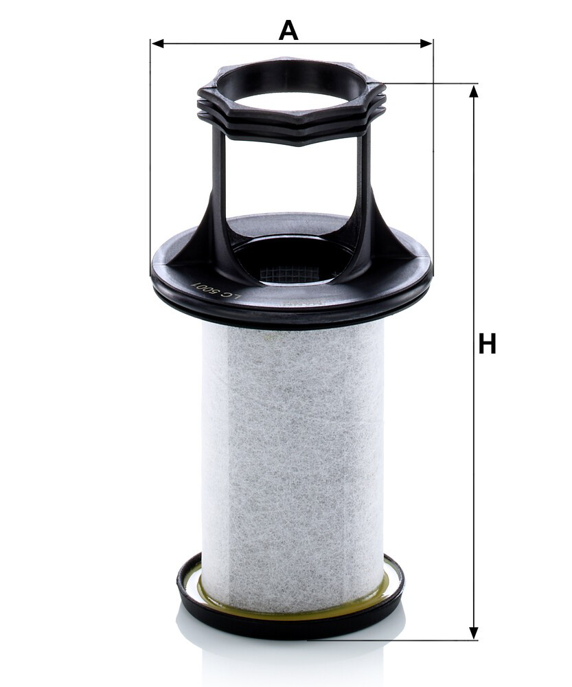 LC5001X Mann-Filter Filtro de ventilação de cárter