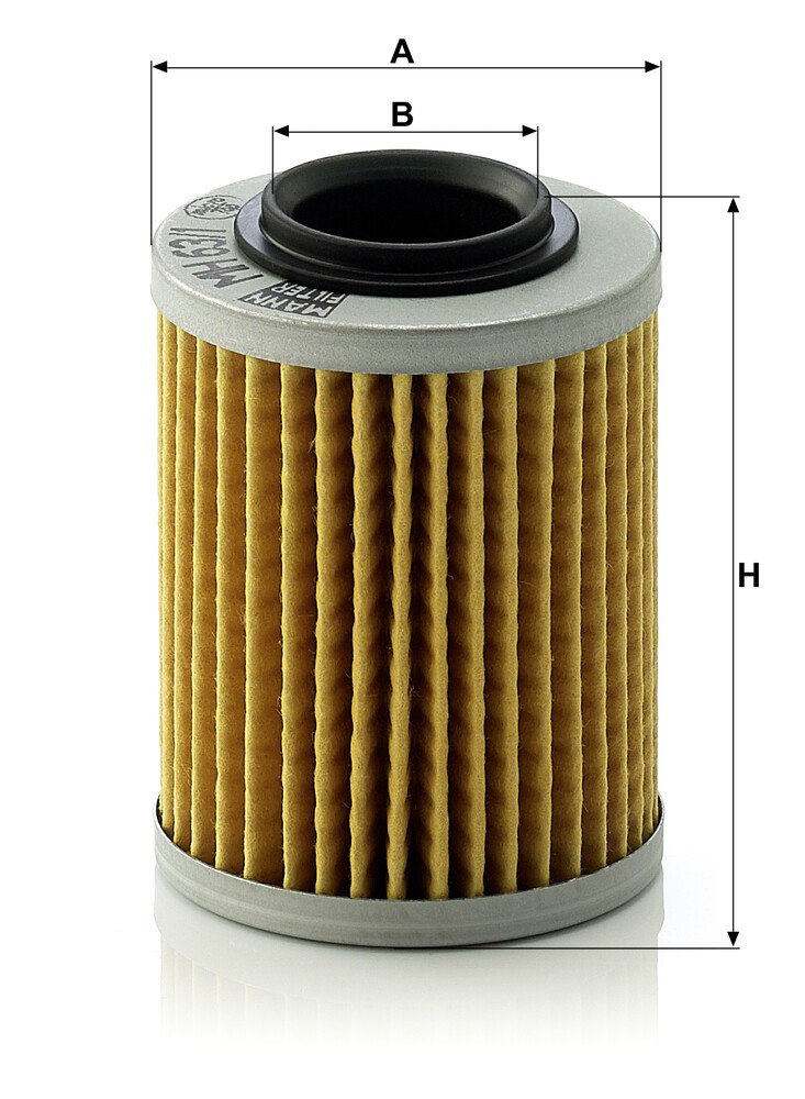 Compre MH631 Mann-Filter Filtro de óleo
