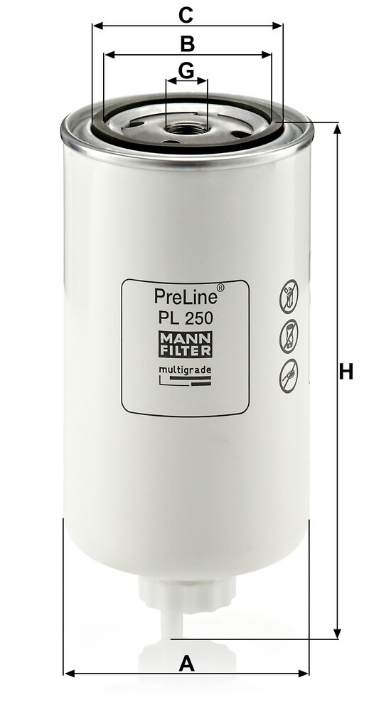 Filtro de combustível Deutz 13022658 preço, a partir de 27,01 USD