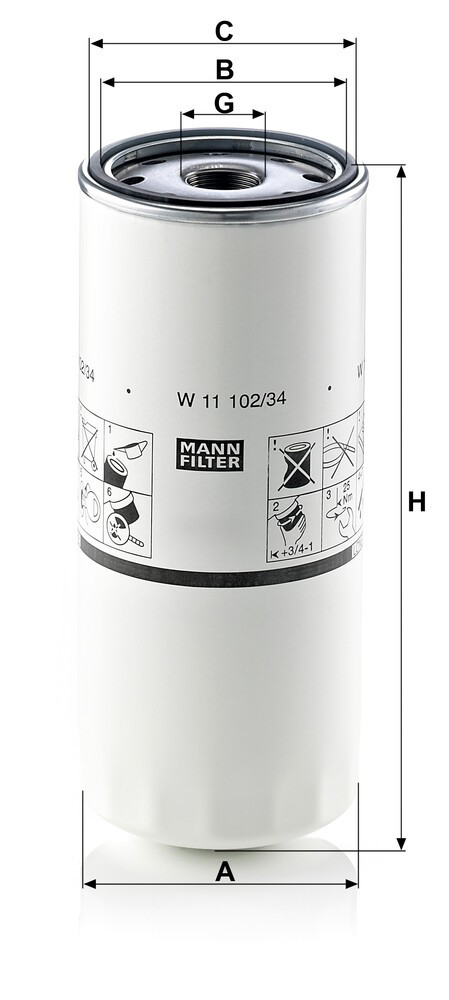 Compre 1R0739 General Motors Filtro de óleo