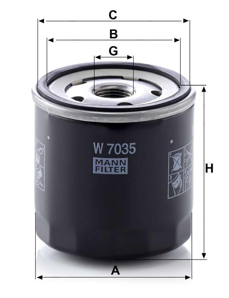 Filtro de óleo Dongfeng LF16011