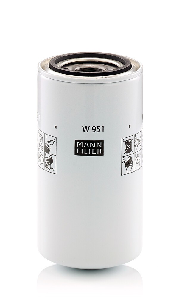 Filtro de óleo Mann-Filter W951 preço, a partir de 22,97 USD