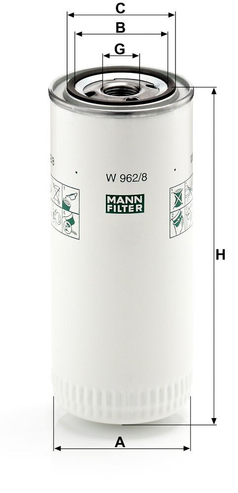 17457469 Volvo Filtro de óleo