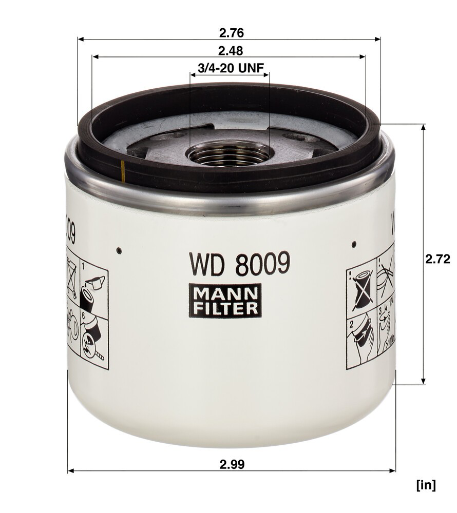 A0002773095 Mercedes Filtro de óleo