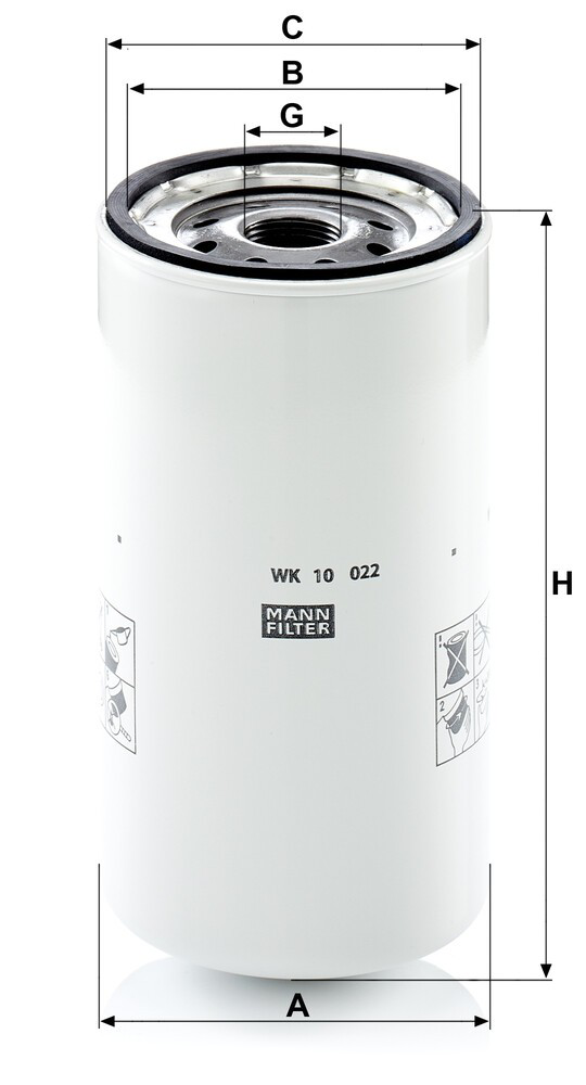 Filtro de combustível Hyundai/Kia 3194572000