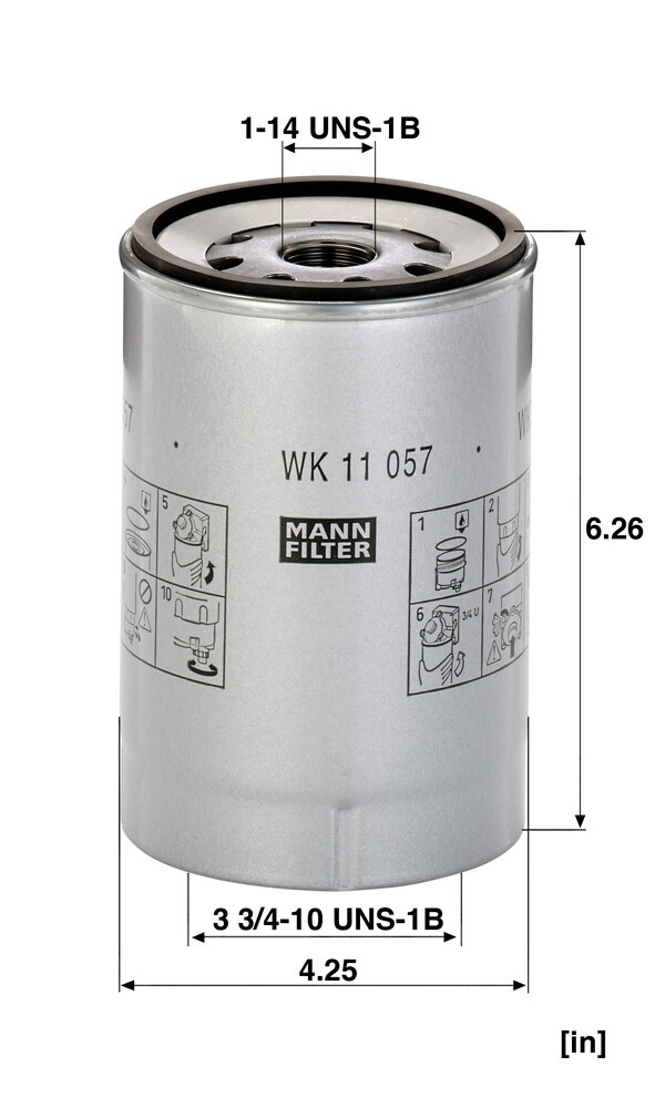 504272431 Case Filtro de combustível