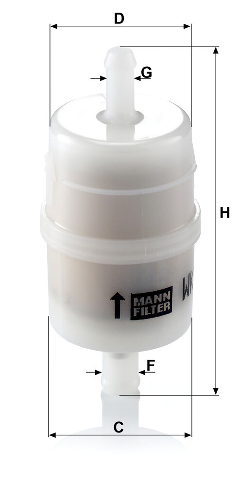WK326 Mann-Filter Filtro de ar do compressor de bombeio (de amortecedores)
