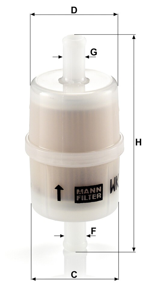 WK327 Mann-Filter Filtro de ar do compressor de bombeio (de amortecedores)