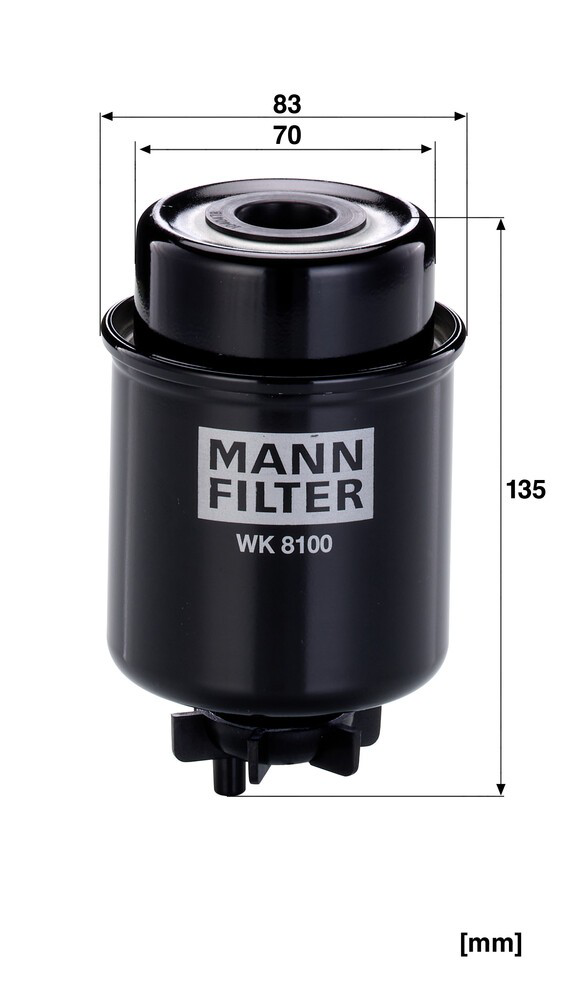 WK8100 Mann-Filter Filtro de combustível