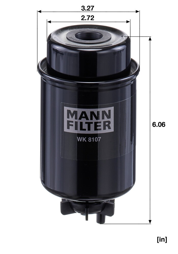 Filtro de combustível WK8107 Mann-Filter
