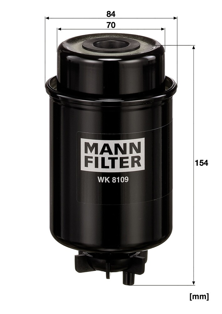Compre WK8109 Mann-Filter Filtro de combustível