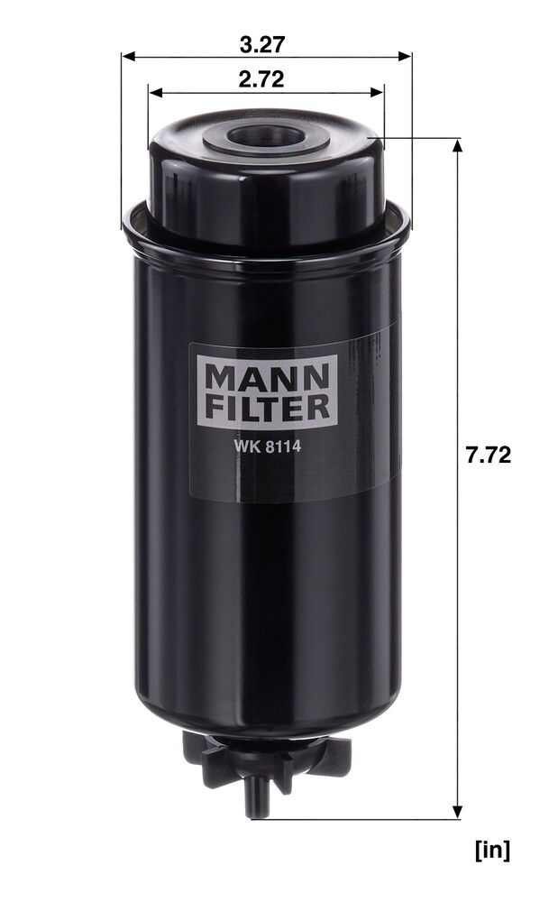 Filtro de combustível Mann-Filter WK8114 preço, a partir de 43,42 USD