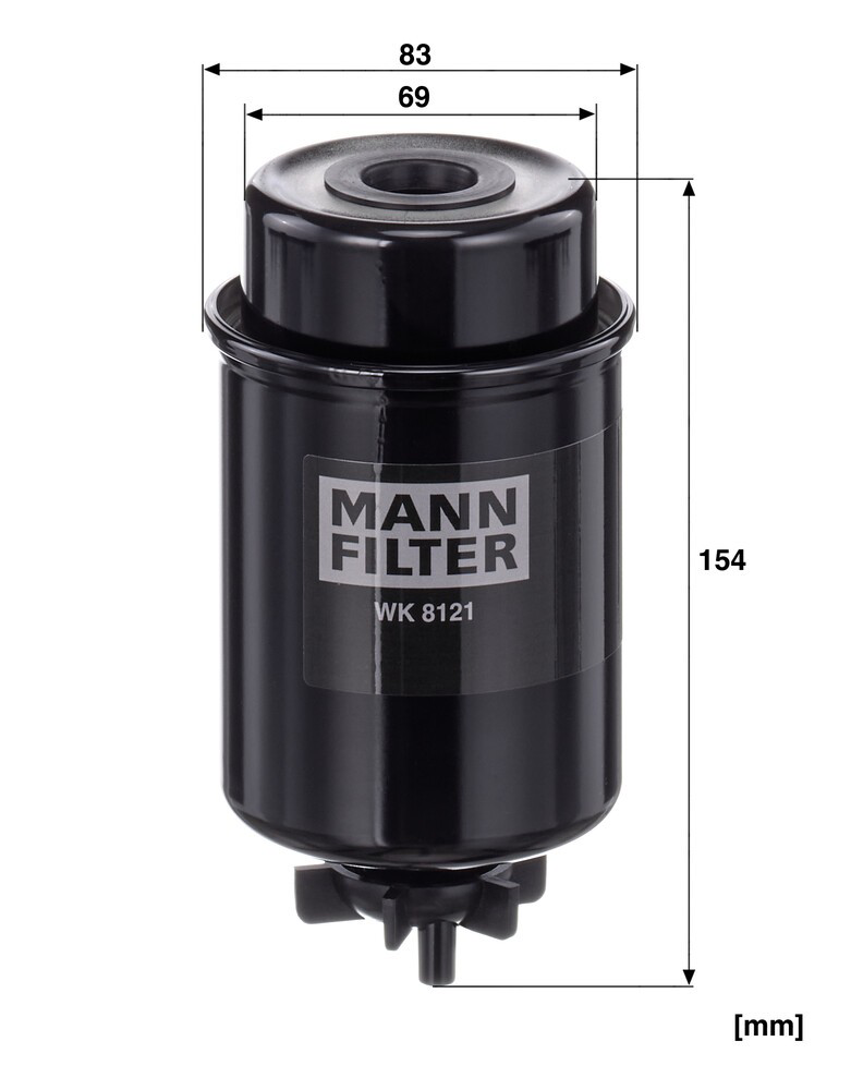 Filtro de combustível Mann-Filter WK8121 preço, a partir de 25,42 USD