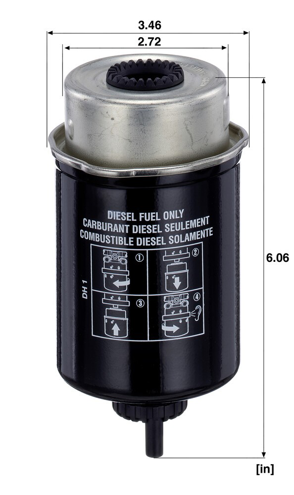 Filtro de combustível John Deere RE508202 preço, a partir de 36,29 USD