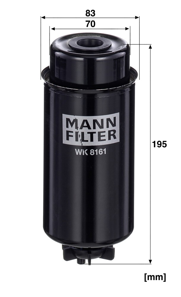 Filtro de combustível RE529643 John Deere