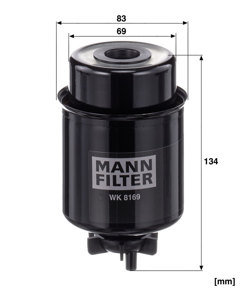 Compre WK8169 Mann-Filter Filtro de combustível