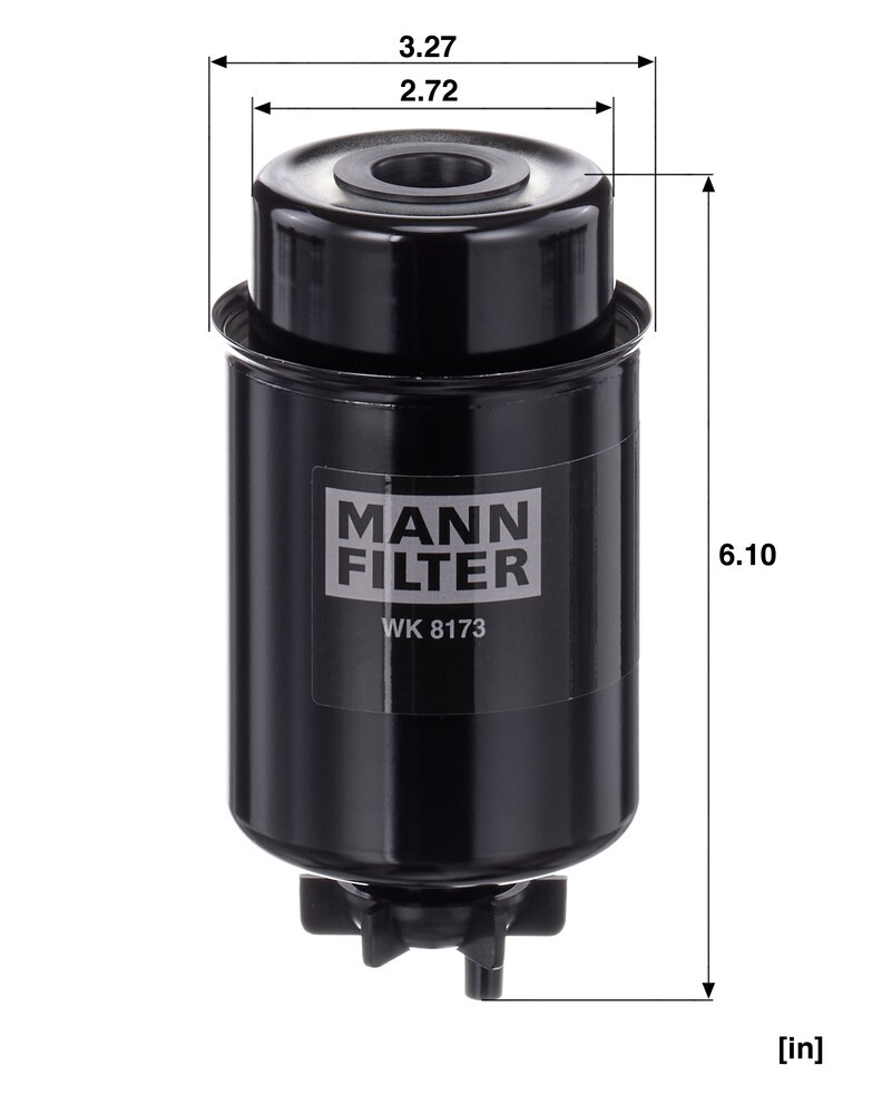 Compre WK8173 Mann-Filter Filtro de combustível