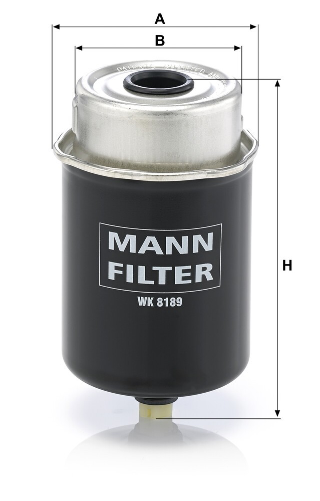WK8189 Mann-Filter Filtro de combustível