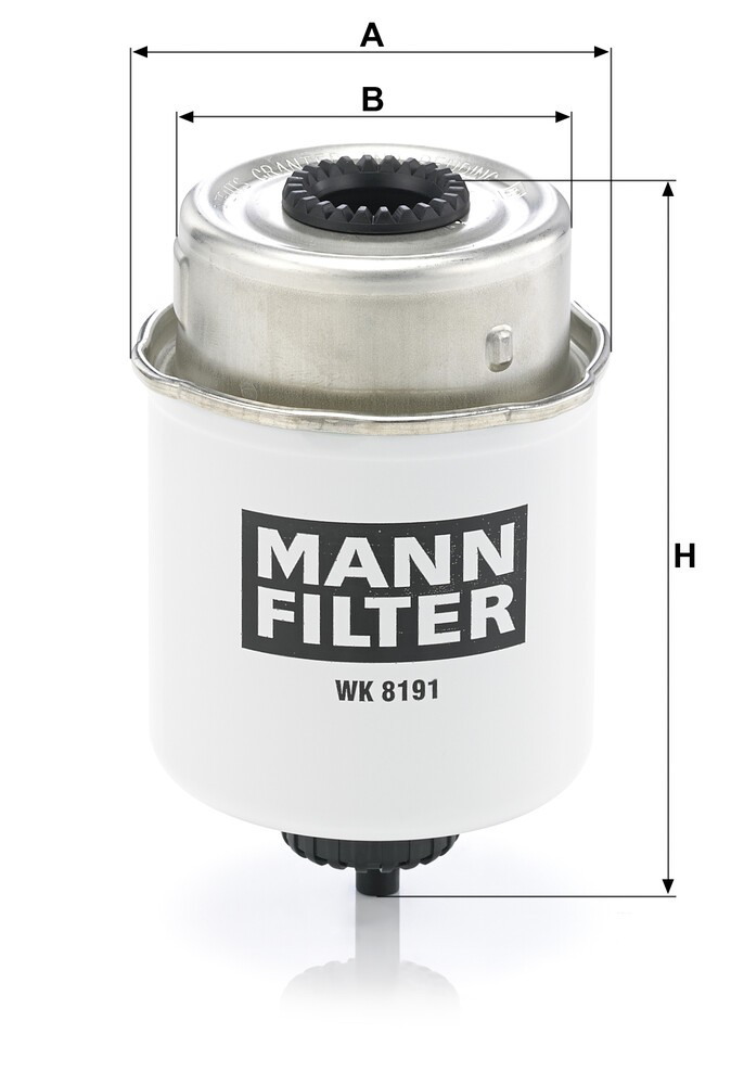 WK8191 Mann-Filter Filtro de combustível