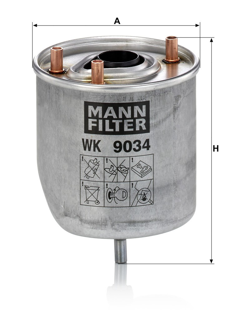 Filtro de combustível Mann-Filter WK9034Z preço, a partir de 24,92 USD