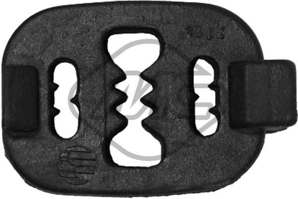 00094 Metalcaucho Coxim de fixação do silenciador