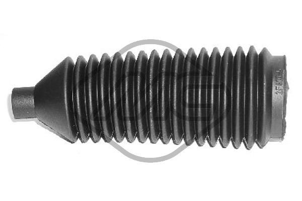 00196 Metalcaucho Bota de proteção do mecanismo de direção (de cremalheira)