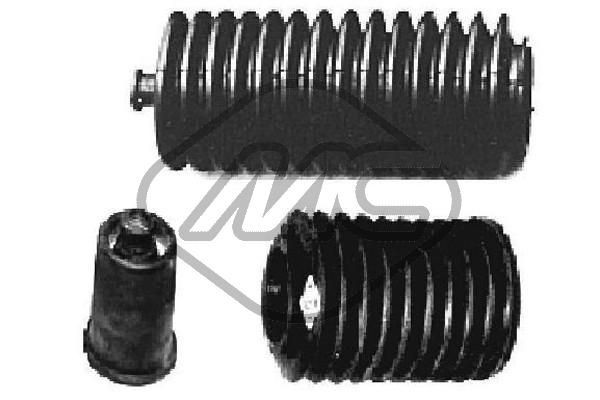 01536C Metalcaucho Bota de proteção direita do mecanismo de direção (de cremalheira)