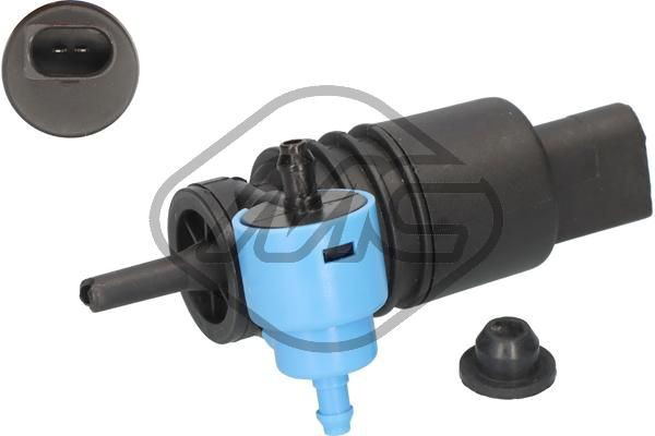 02059 Metalcaucho Bomba de motor de fluido para lavador de vidro dianteiro/traseiro