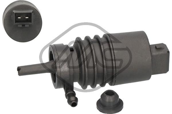 02073 Metalcaucho Bomba de motor de fluido para lavador de vidro dianteiro