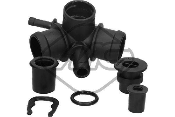 03604 Metalcaucho Flange do sistema de esfriamento (união em T)