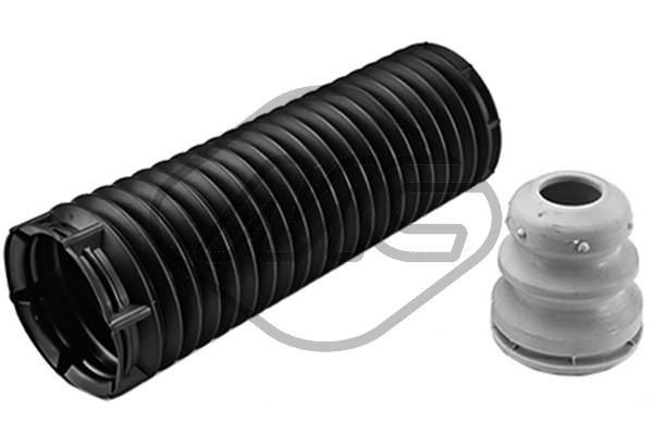 06390 Metalcaucho Pára-choque (grade de proteção) de amortecedor dianteiro + bota de proteção
