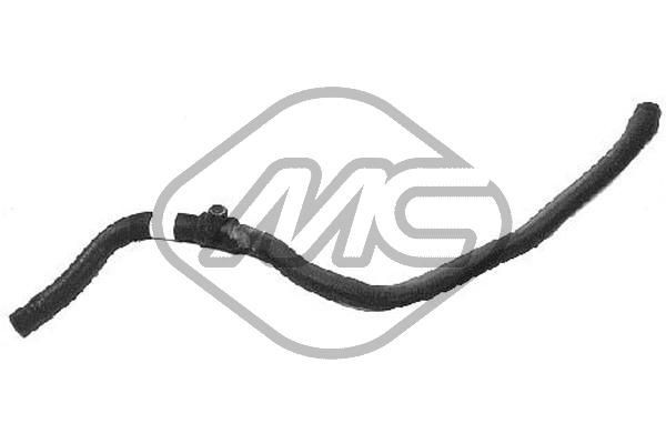 08137 Metalcaucho Mangueira do radiador de aquecedor (de forno), linha de combustível de retorno