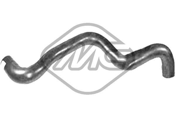 09251 Metalcaucho Mangueira (cano derivado) inferior do radiador de esfriamento