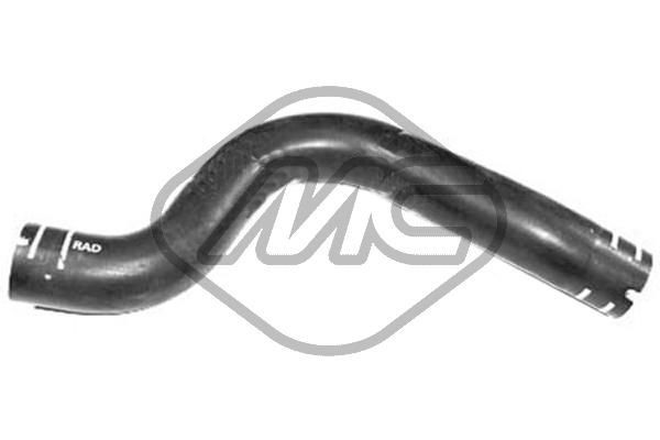 09348 Metalcaucho Mangueira (cano derivado) do radiador de esfriamento superior