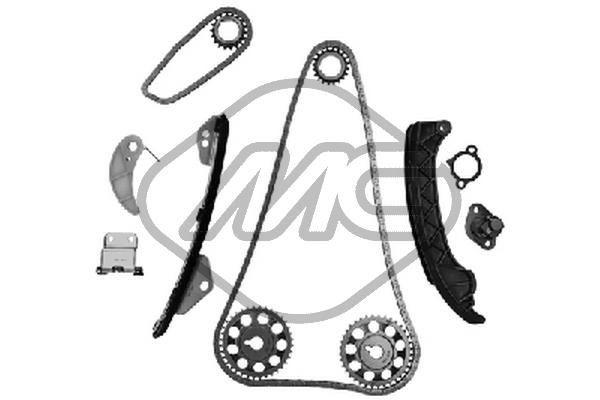 13856 Metalcaucho Cadeia do mecanismo de distribuição de gás, kit