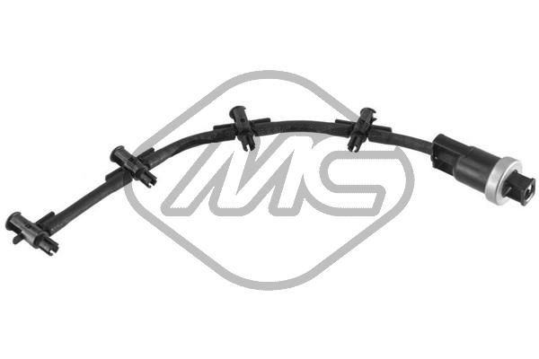 33023 Metalcaucho Tubo de combustível, inverso desde os injetores
