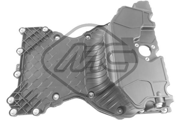 38128 Metalcaucho Panela de óleo de cárter do motor, parte inferior